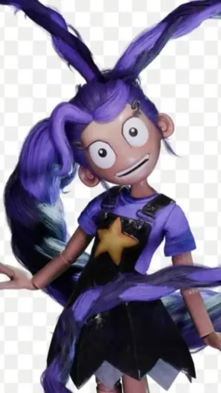ai character: lilly love braids  background