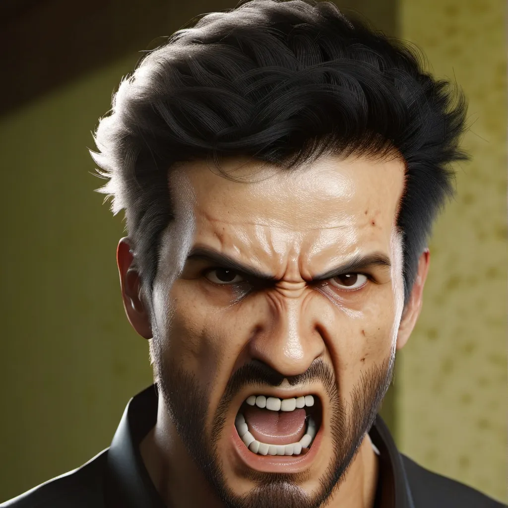 chat with ai character: angry person