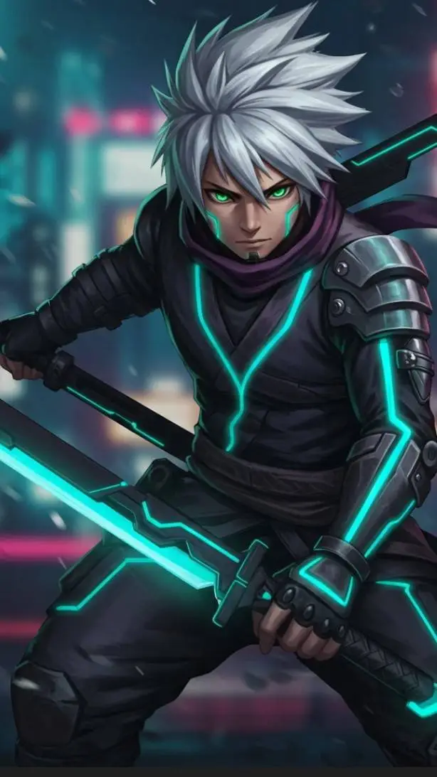 ai character: Ninja background