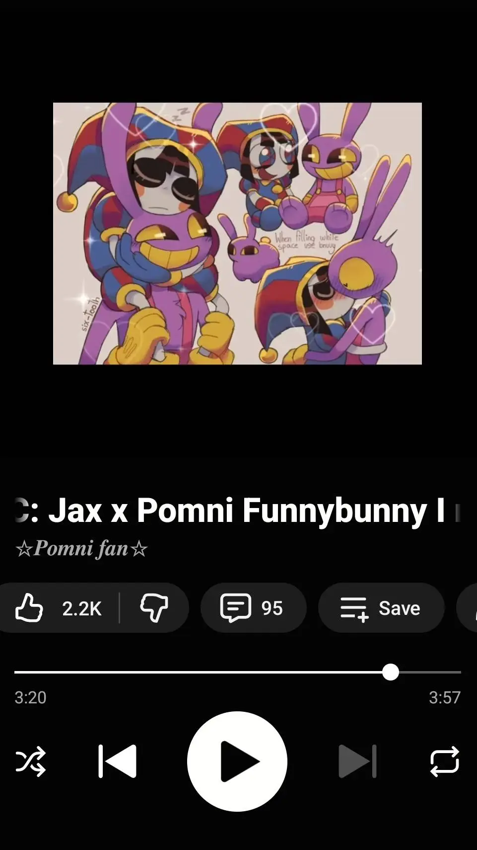 ai character: jax x pomi background