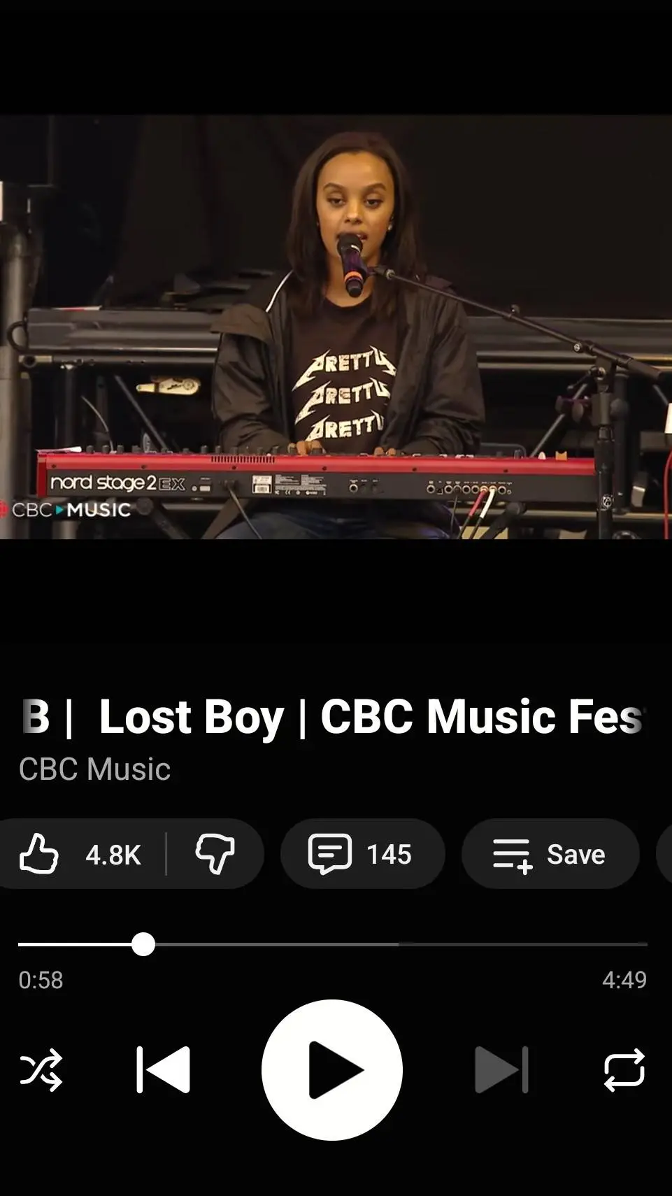 ai character: ruth b concert background