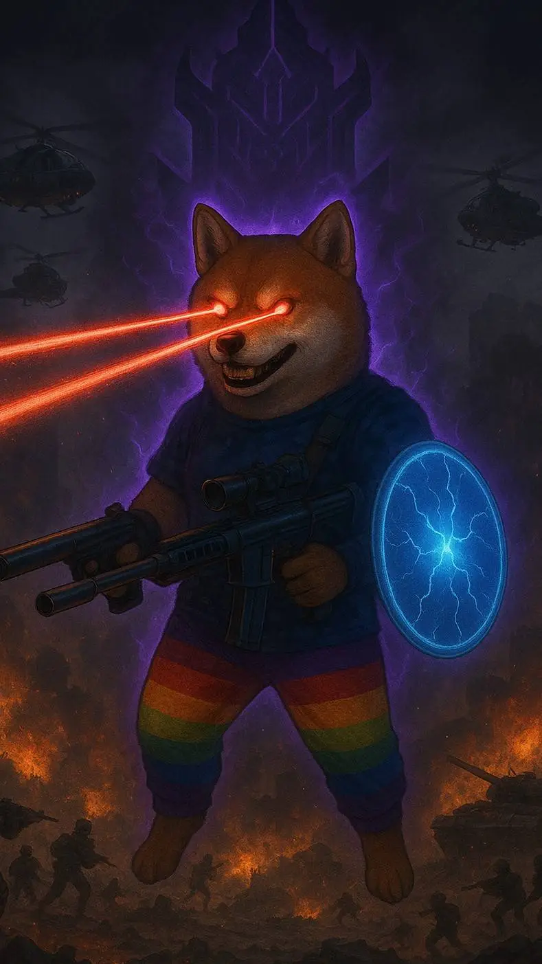 ai character: dog king background