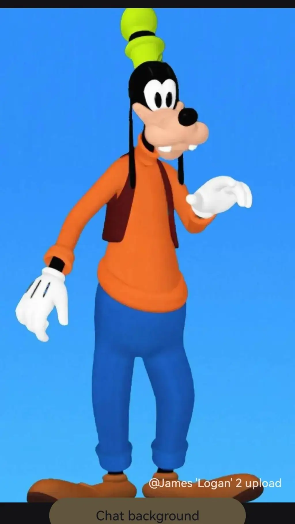 ai character: Goofy background