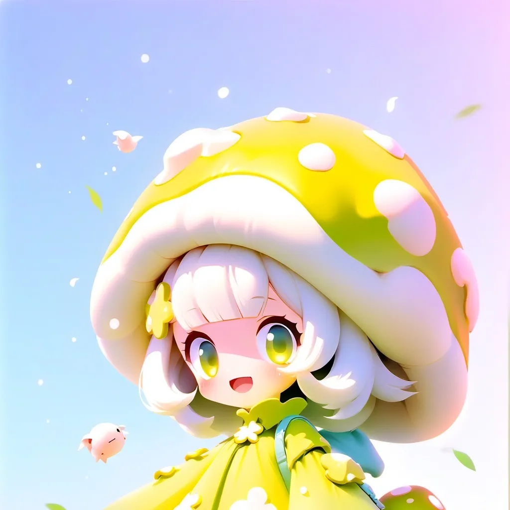 chat with ai character: Mushroom creature