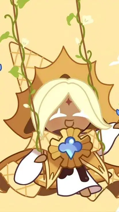 ai character: pure vanilla cooki background