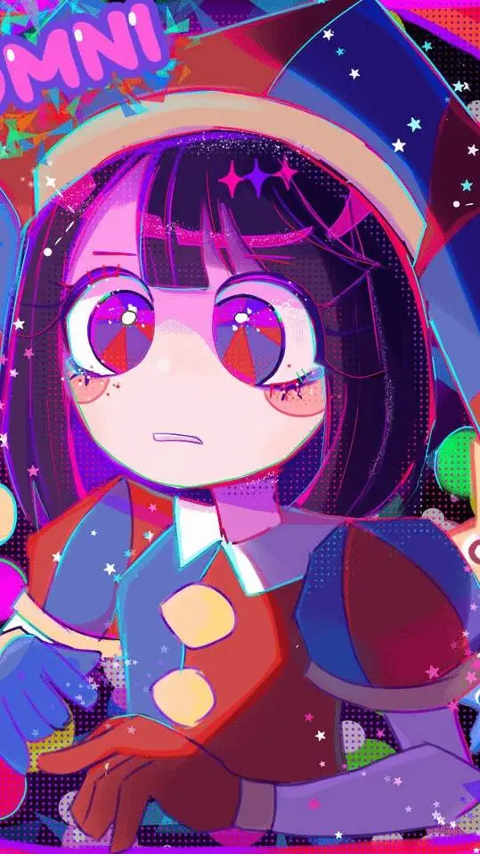 ai character: pomni  background