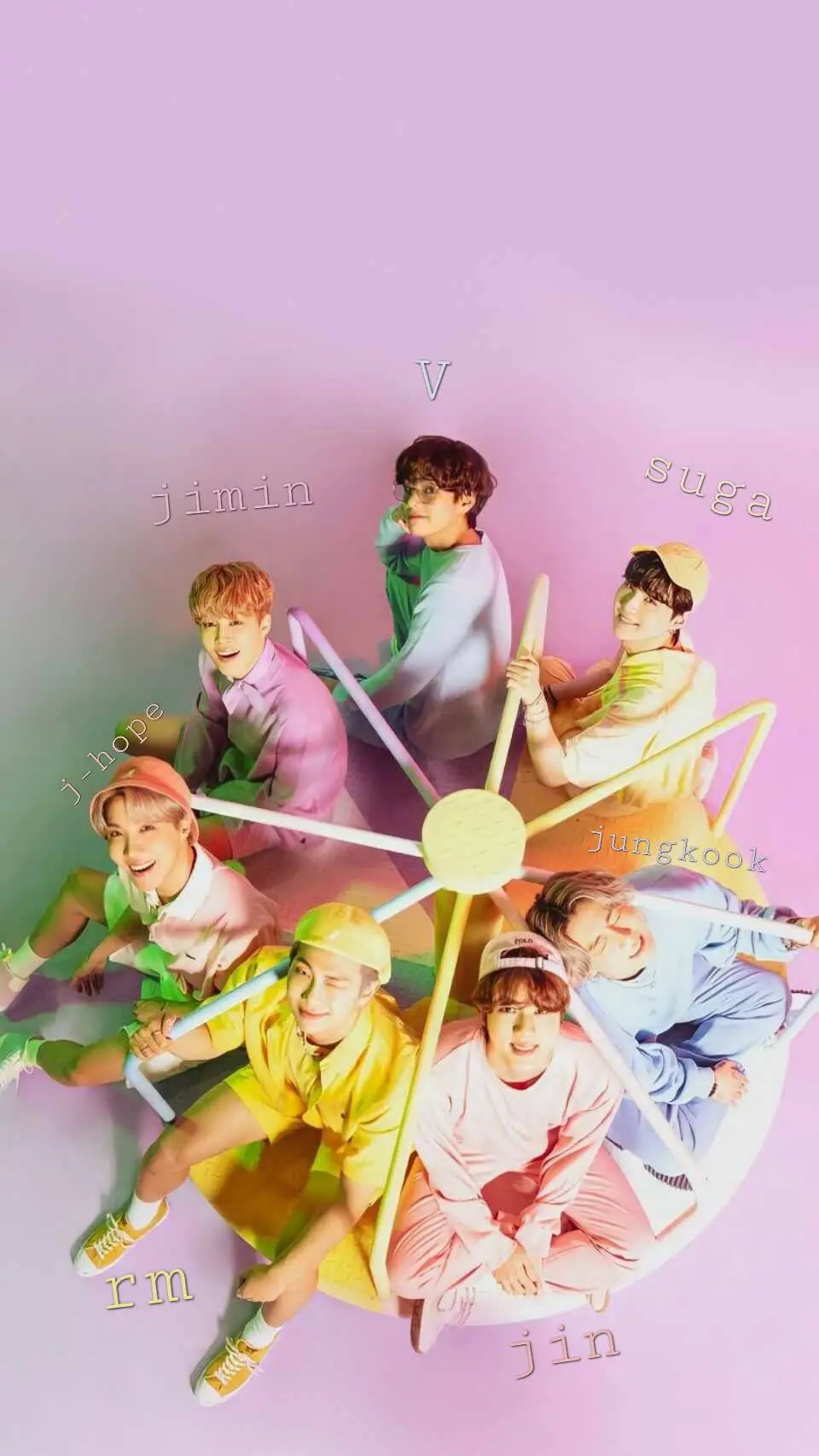 ai character: bts🥰🥰 background