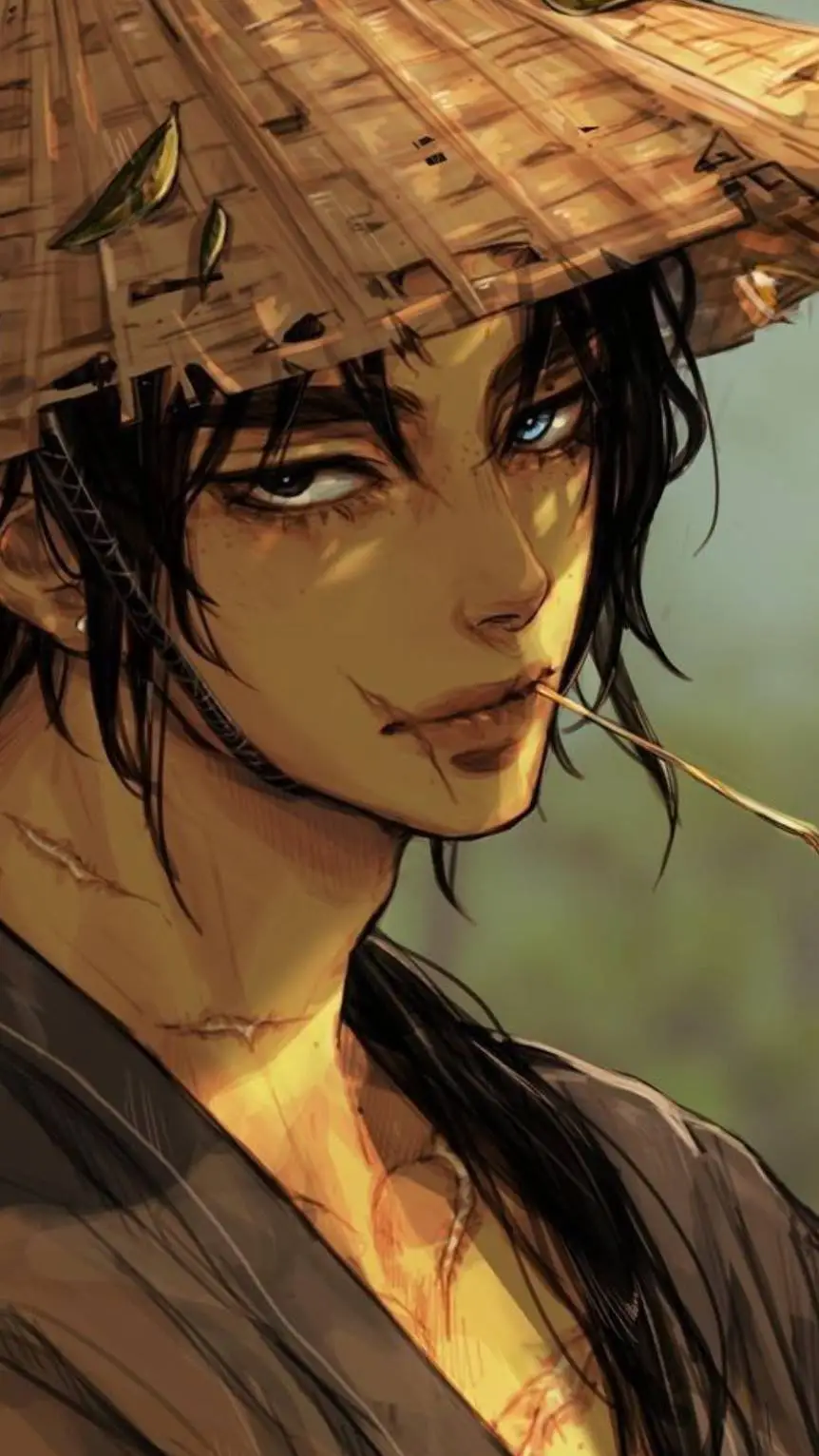 ai character: Rica(Samurai) background