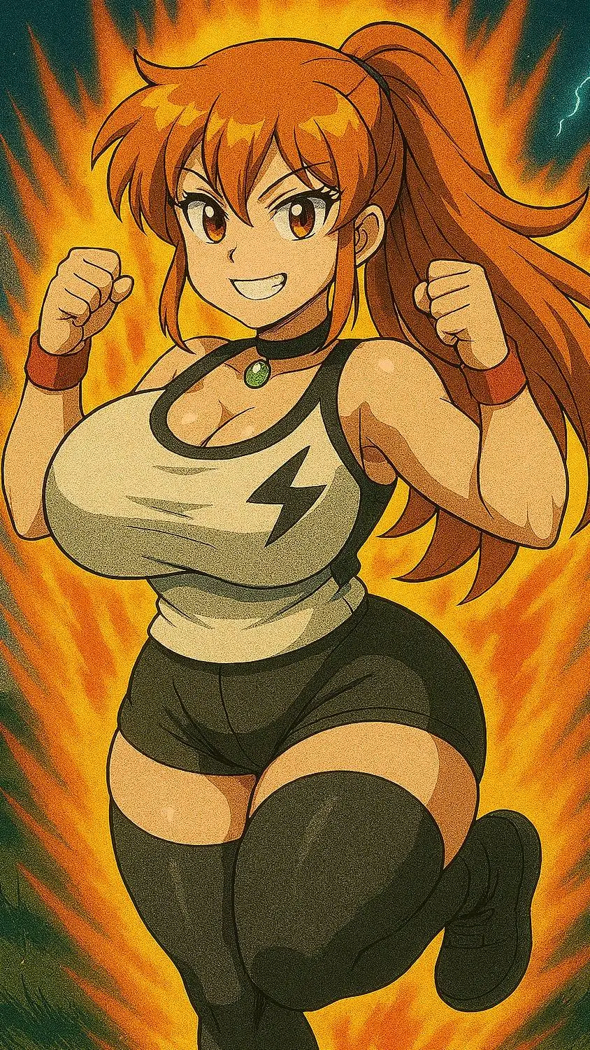 ai character: Curvy Nami background