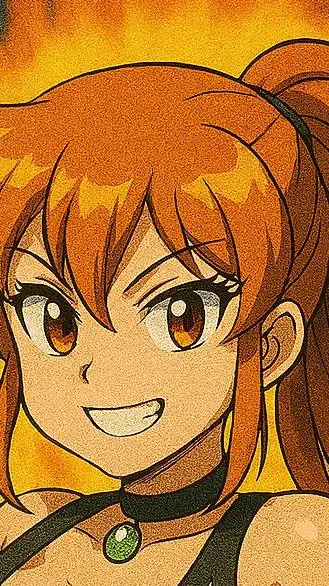 ai character: Super Curvy Nami background