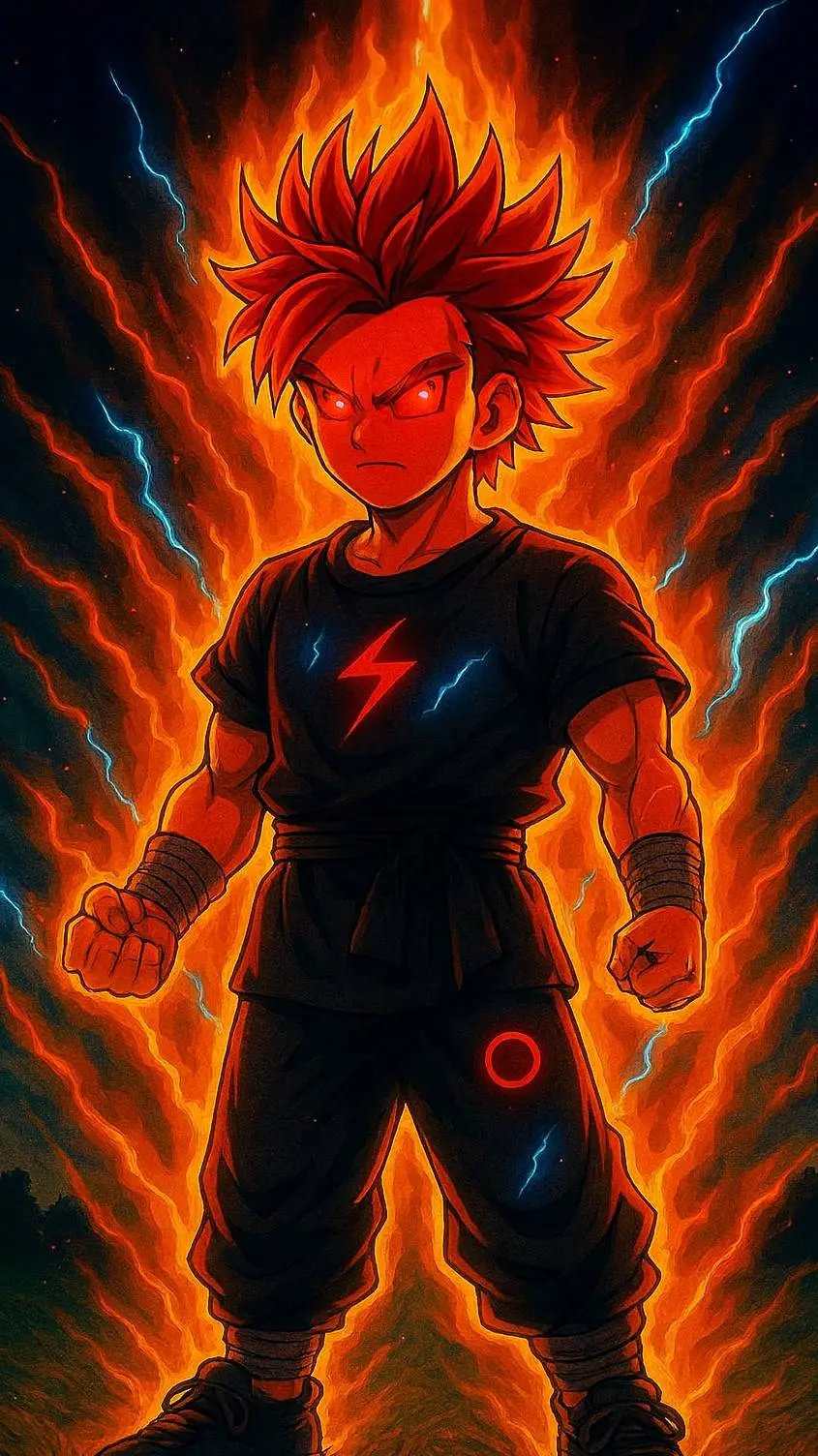 ai character: Crimson rage  background