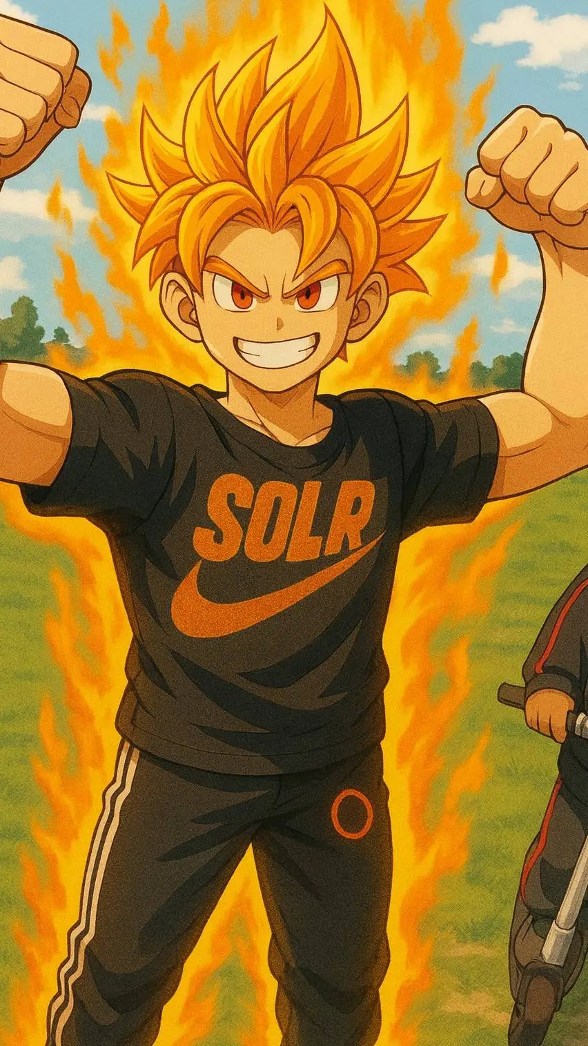 ai character: Orange Rage Mac background