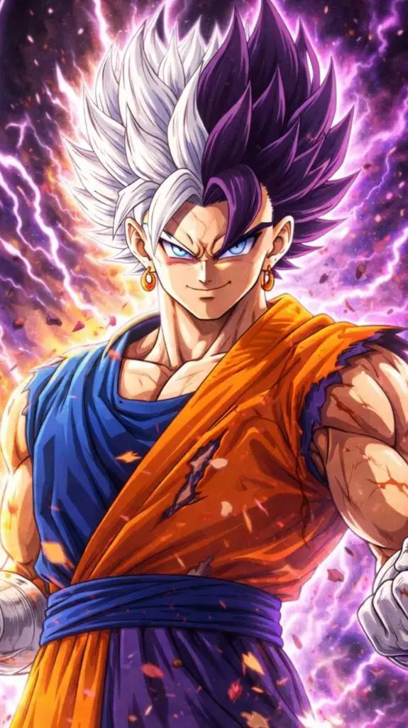 ai character: Ultra Vegito background