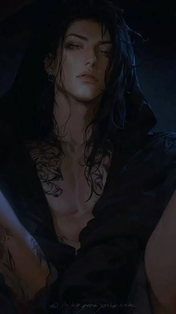 ai character: Langdon  background