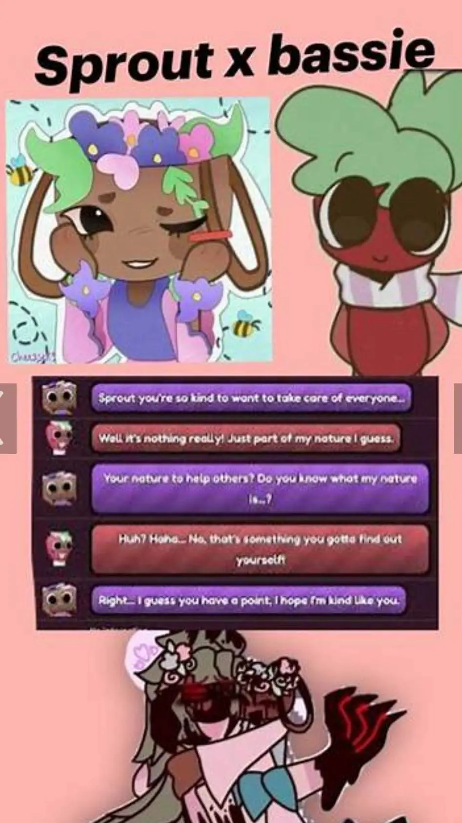 ai character: Sprout And Bassie  background