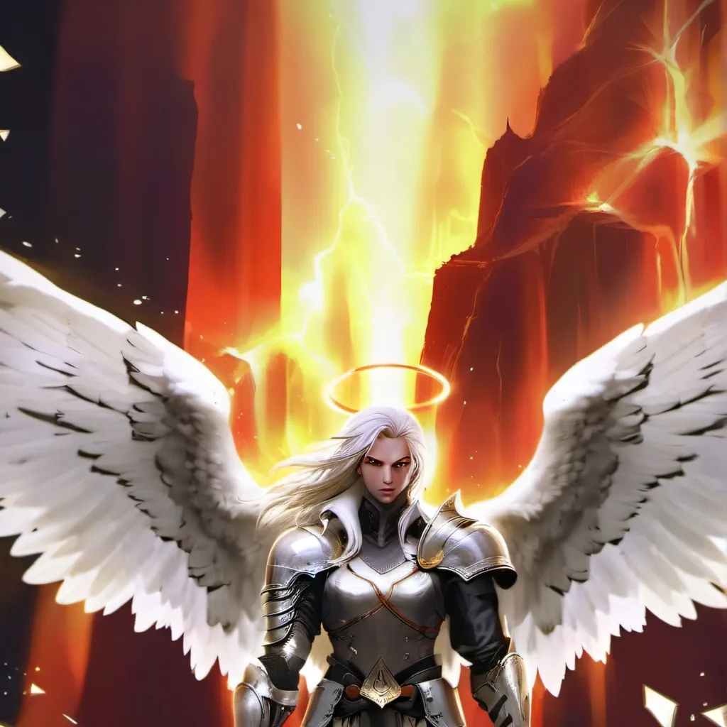 chat with ai character: angels vs demons