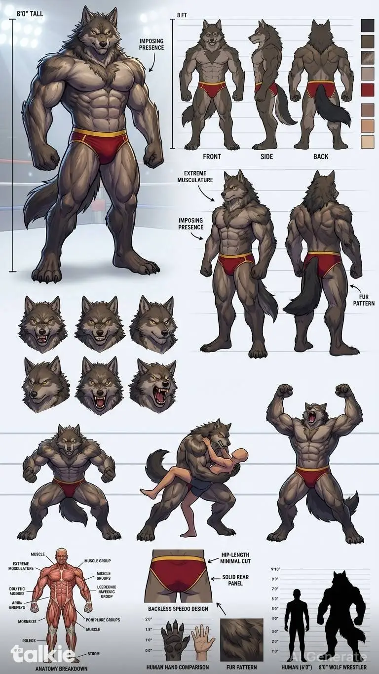ai character: Fenrir background