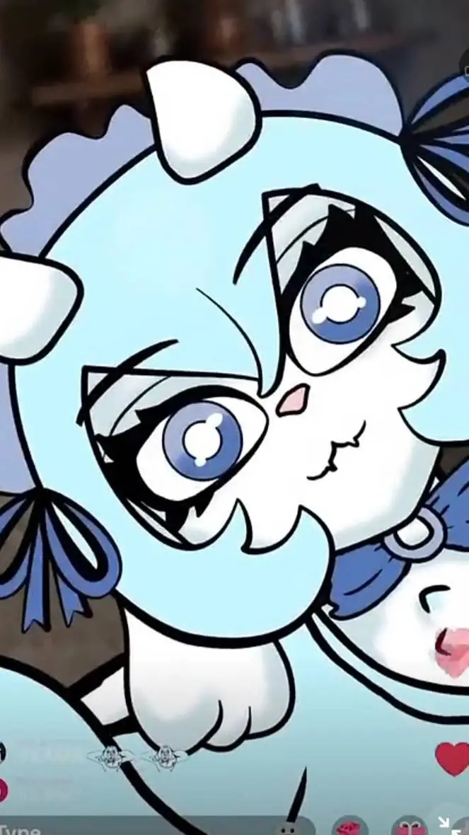 ai character: bluwuly background