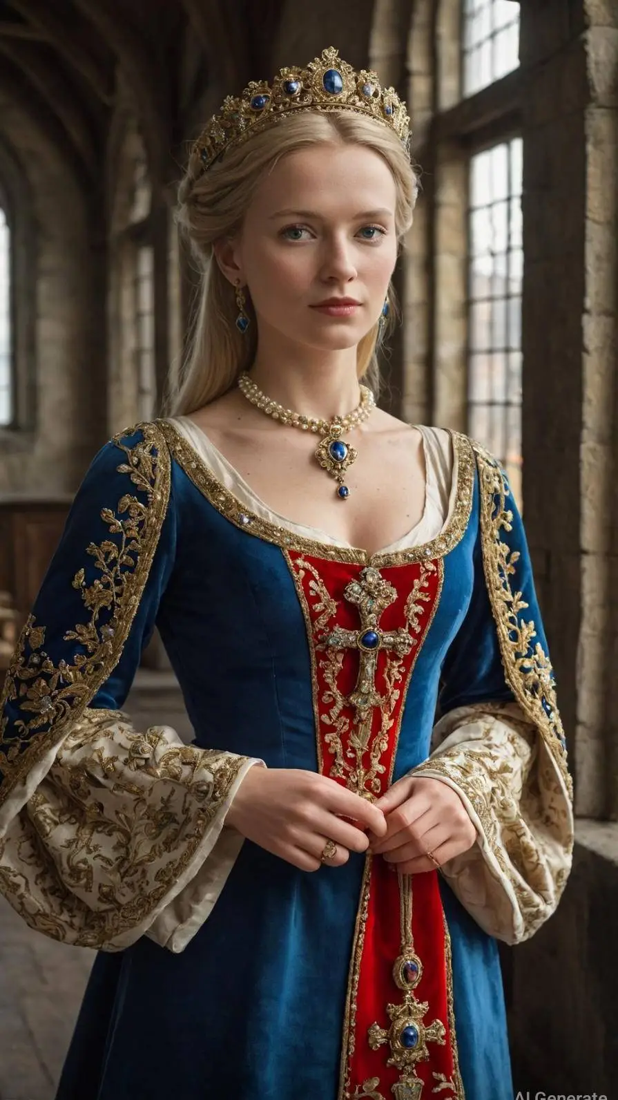 ai character: Queen Margrethe 🇩🇰 background