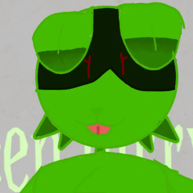 chat with ai character: Green furry