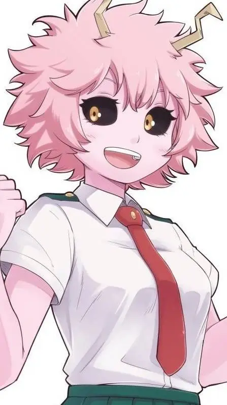 ai character: mina ashido  background