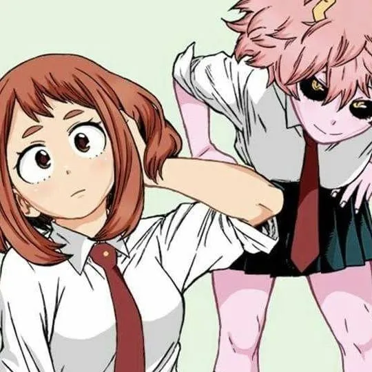 chat with ai character: mina y Uraraka 