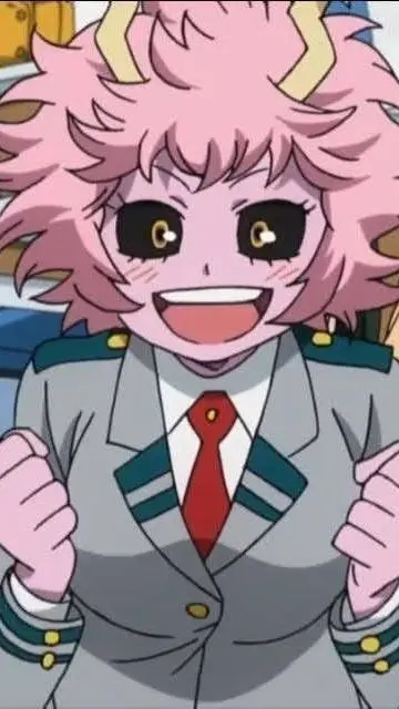 ai character: mina ashido  background