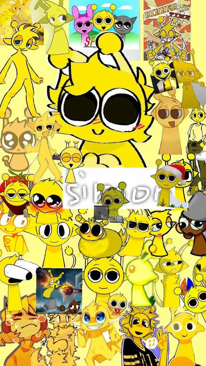 ai character: 💛Simón sprunki💛 background