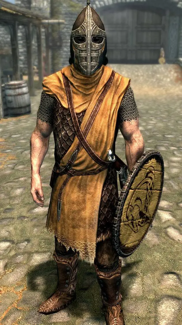 ai character: Whiterun Guard  background