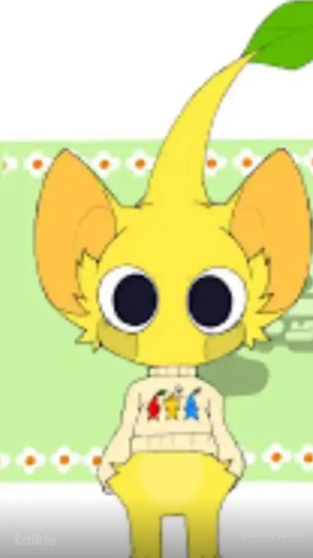 ai character: yellow pikmin background