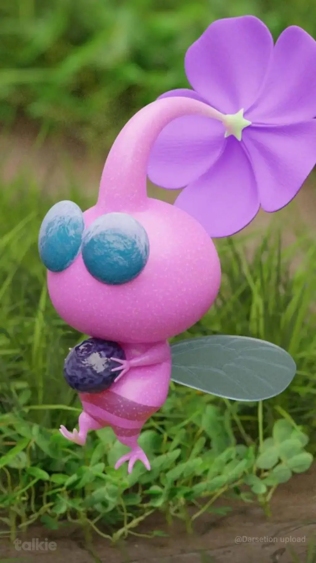 ai character: winged pikmin background