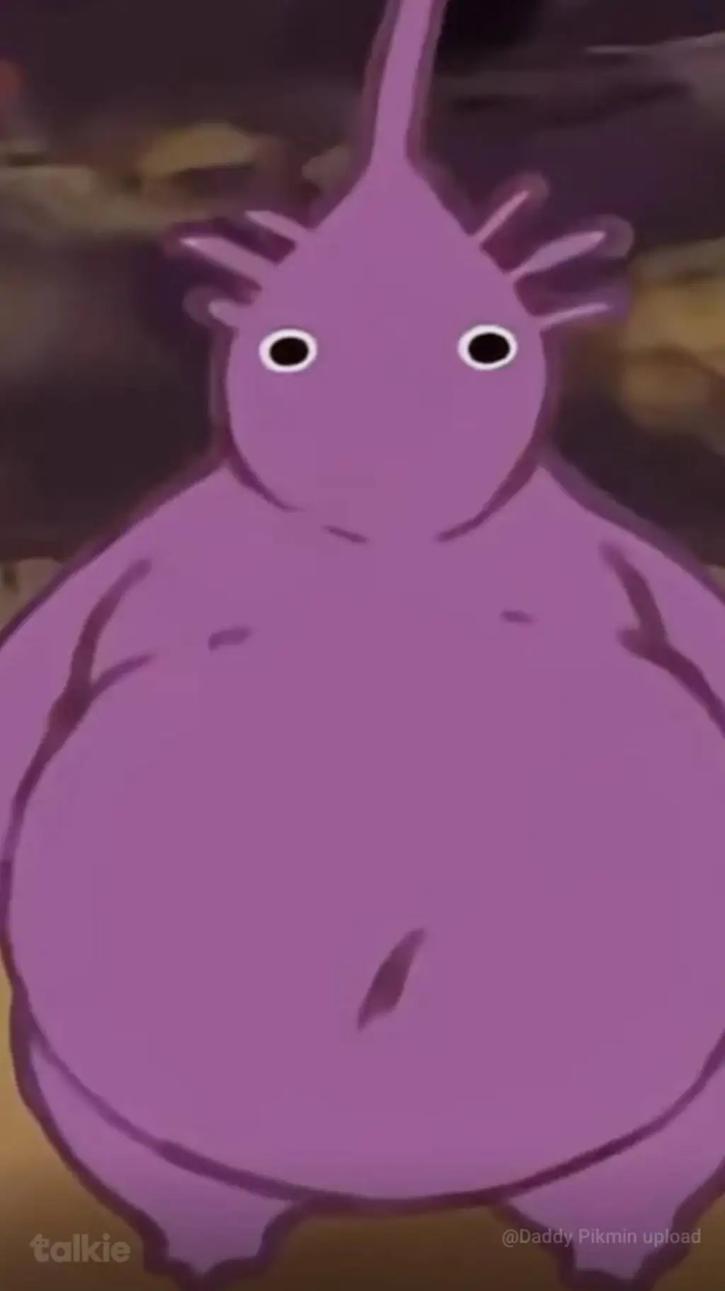 ai character: purple pikmin background