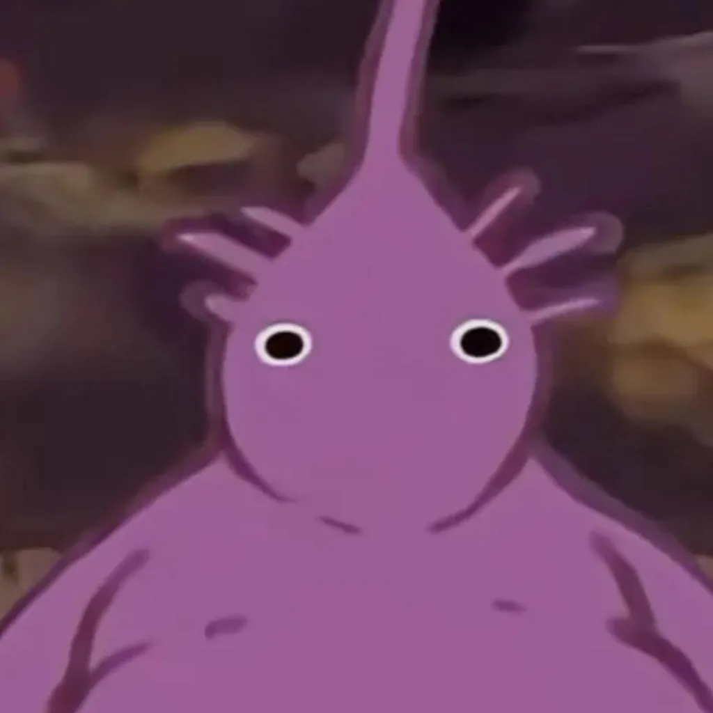 chat with ai character: purple pikmin