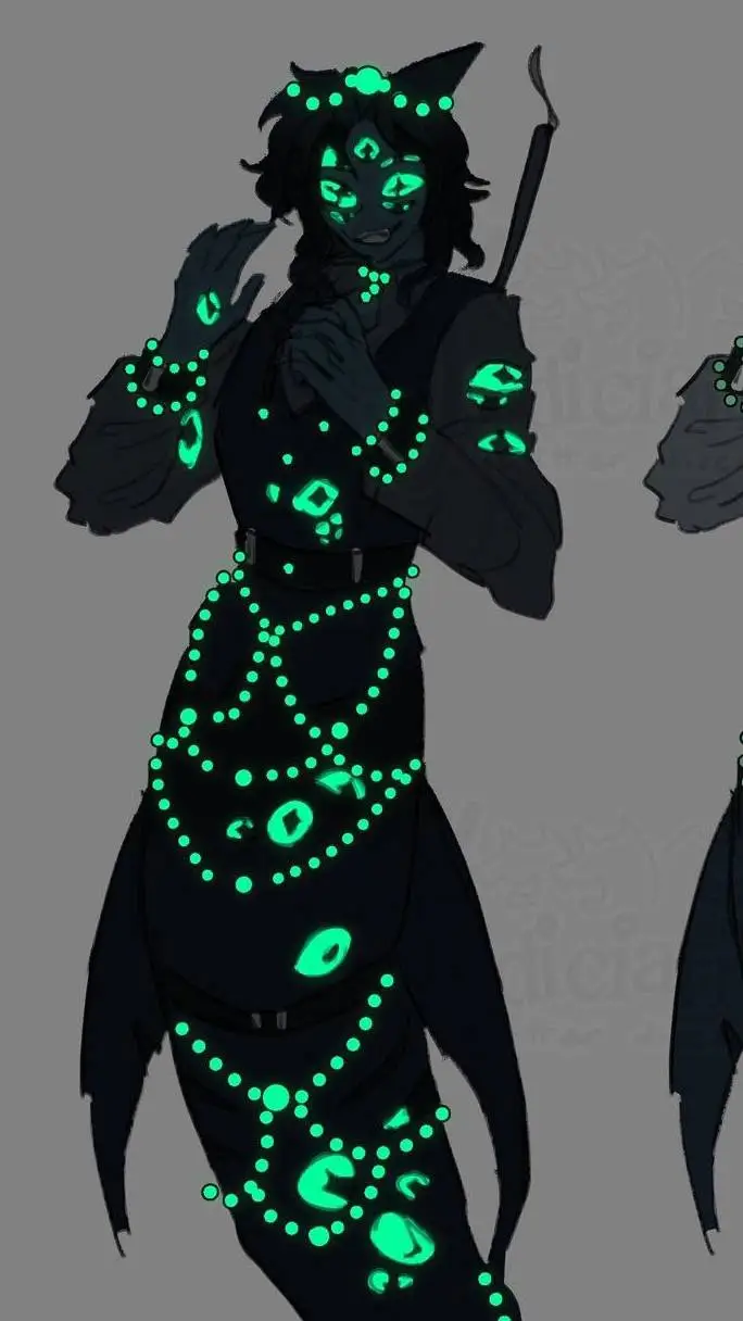 ai character: Eyefestation background