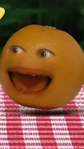 ai character: Naranja background