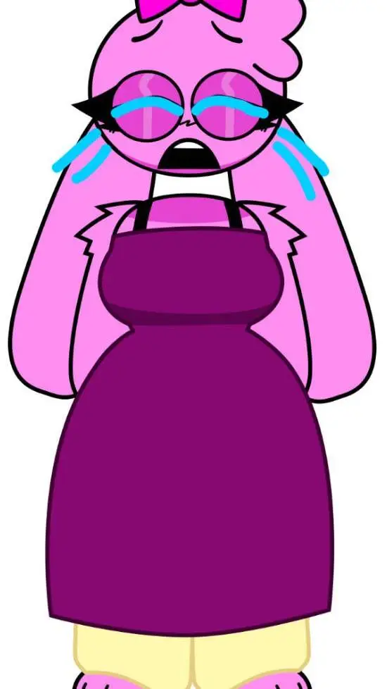 ai character: Sad Pinki background