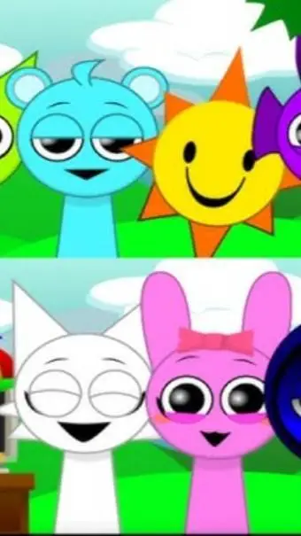 ai character: Sprunki remastered background