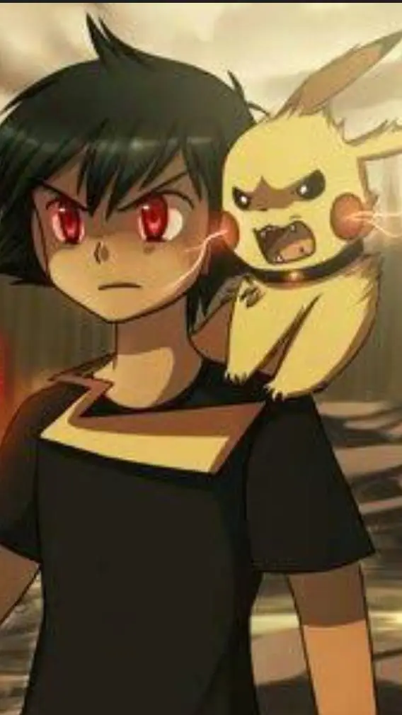 ai character: dark ash background