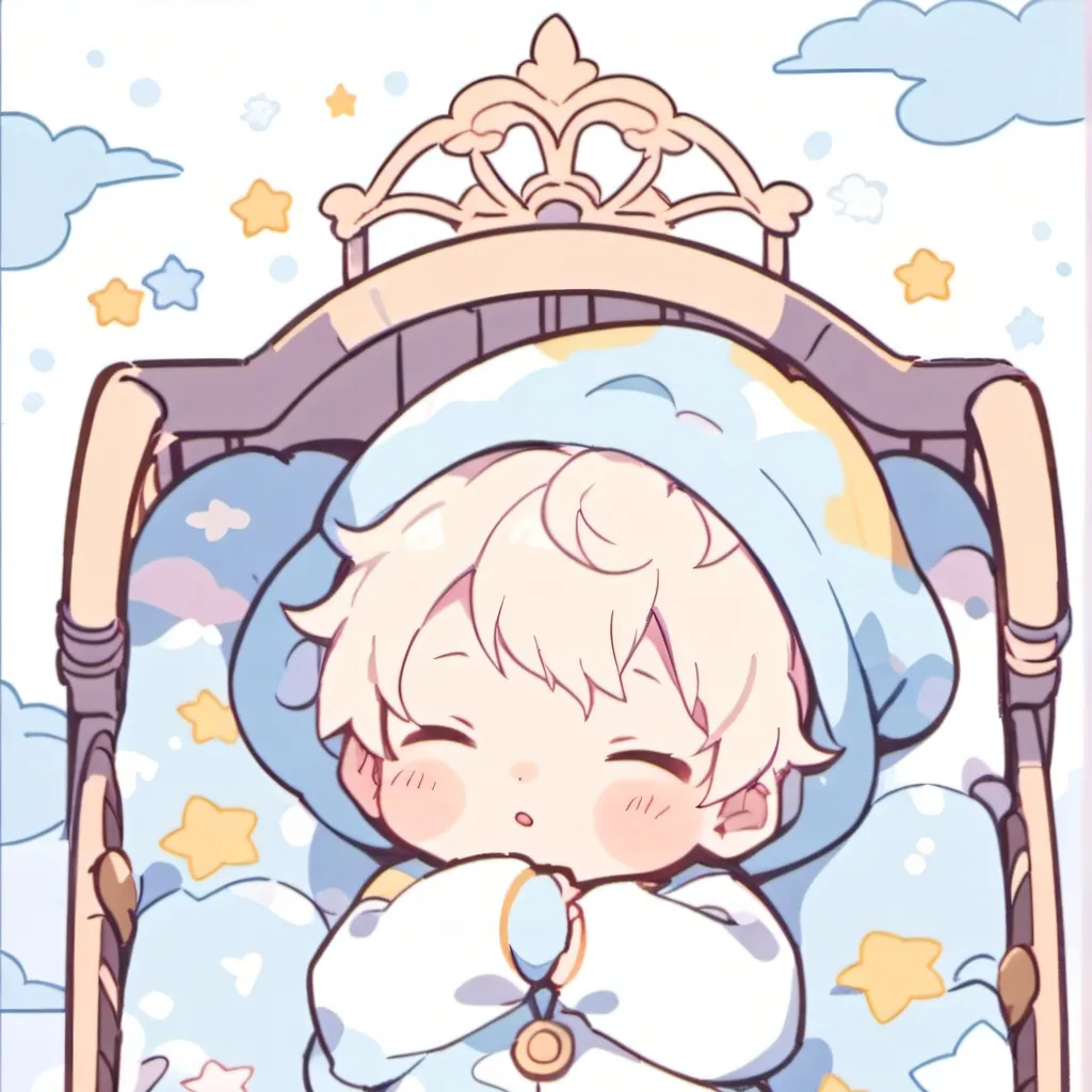 chat with ai character: cute sleeping baby