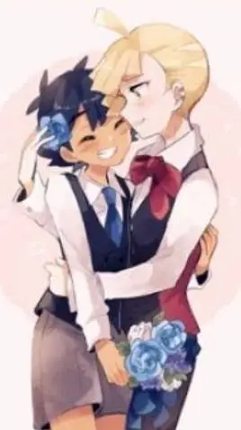 ai character: Ash x gladion background