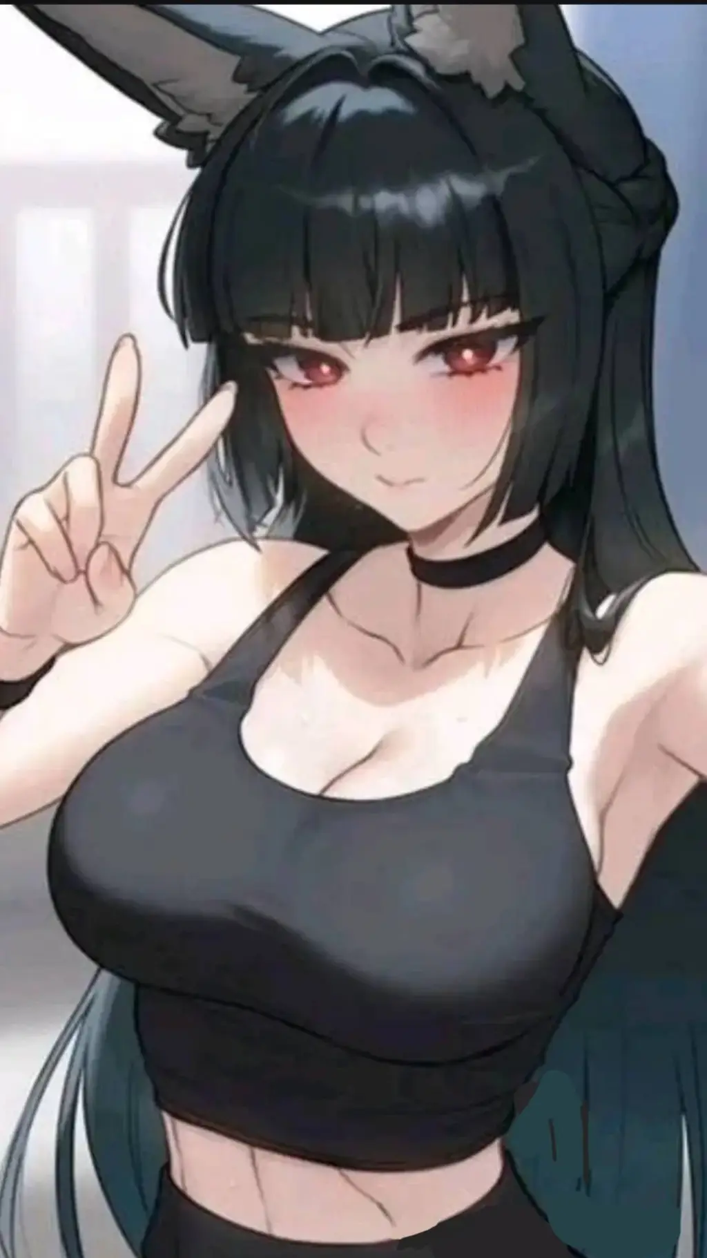 ai character: 🖤Hoshimi Miyabi🖤 background