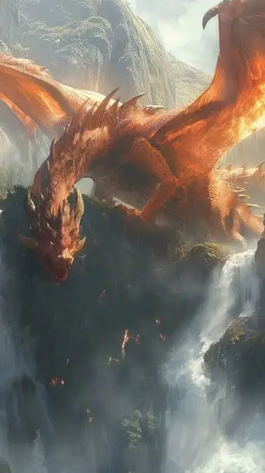 ai character: Dragon background