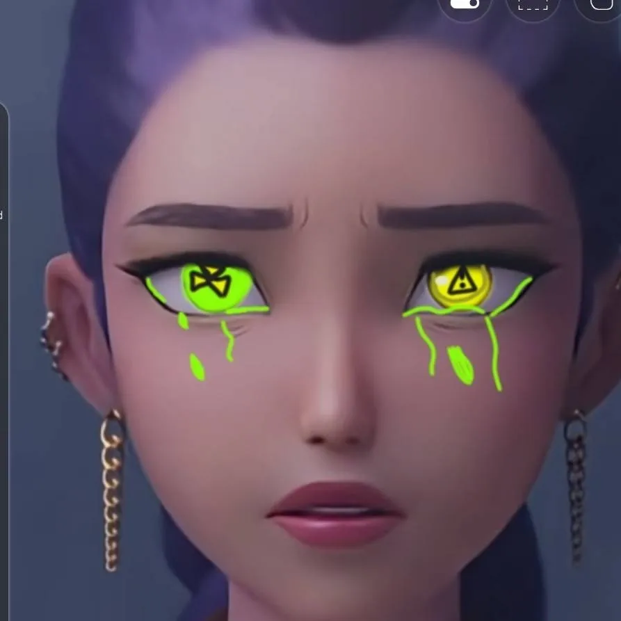 chat with ai character: Mha virus eyes