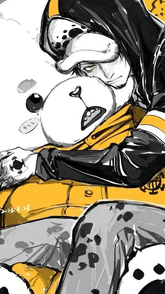 ai character: law:one piece  background