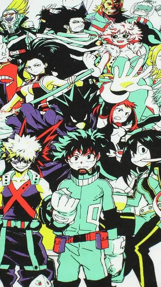 ai character: mha sleep over background