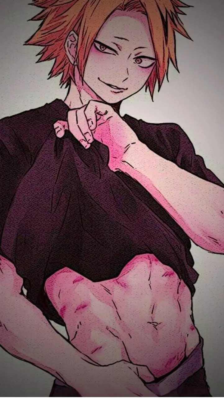 ai character: Denki Kaminari  background