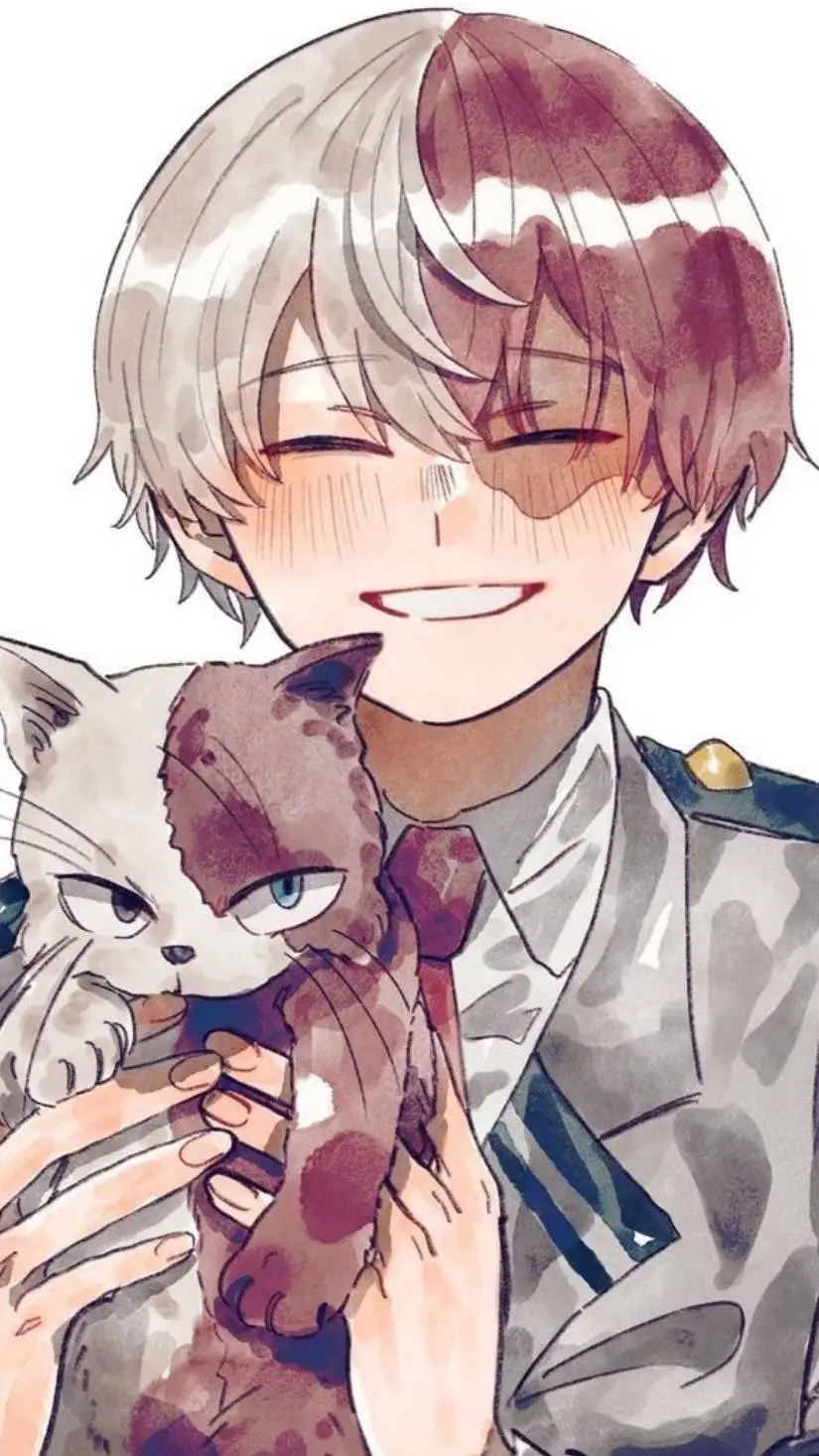 ai character: Shoto Todoroki  background
