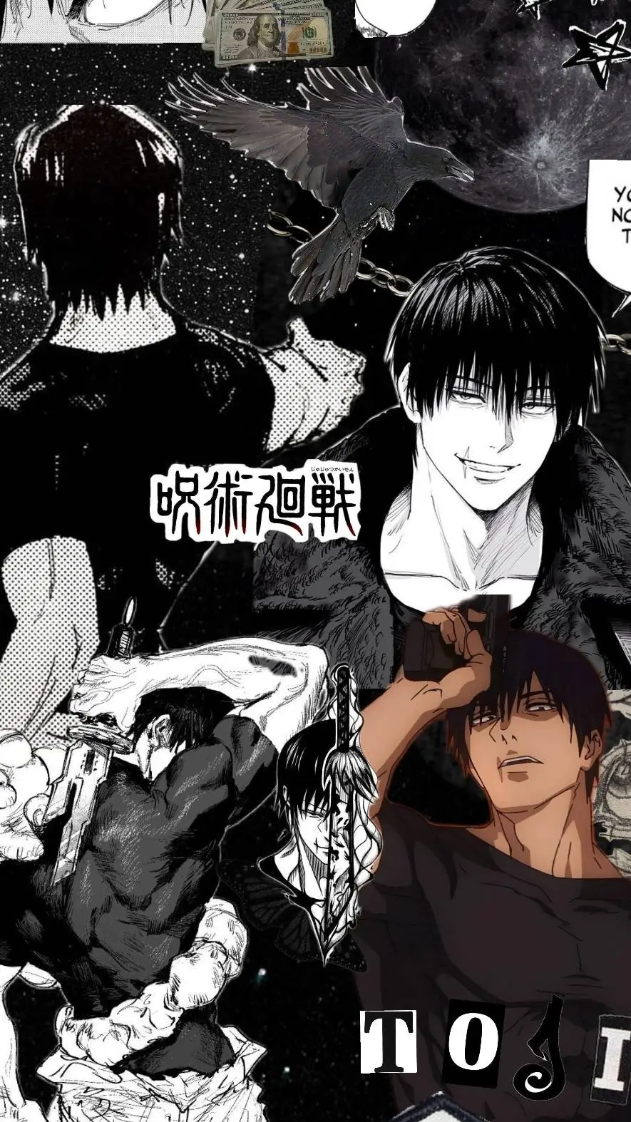 ai character: Toji  background