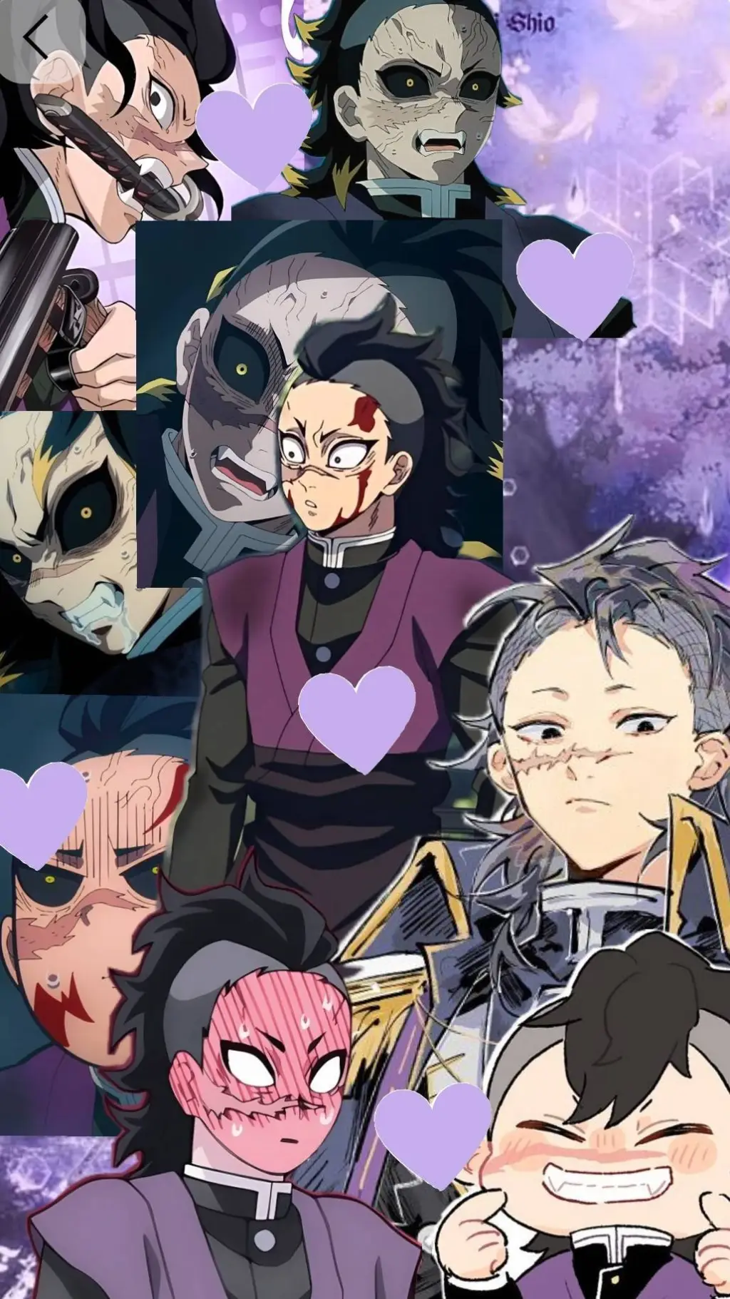 ai character: Genya Shinazugawa  background