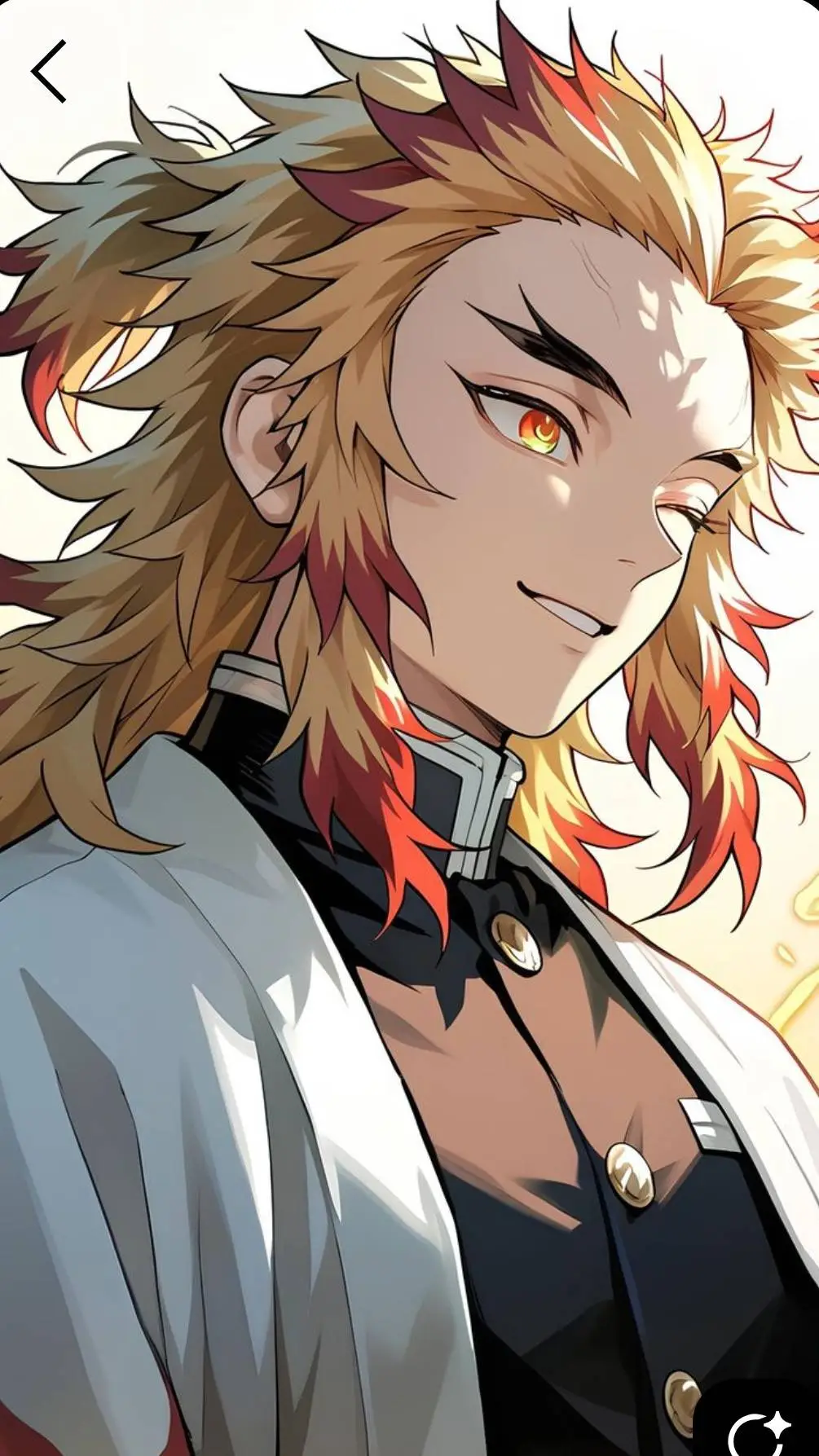 ai character: Kyojuro Rengoku  background